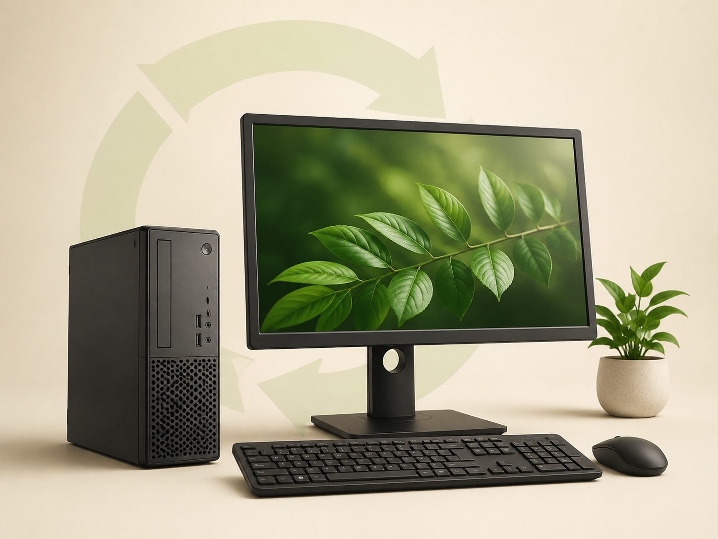 Desktop computer ready for repair or upgrade