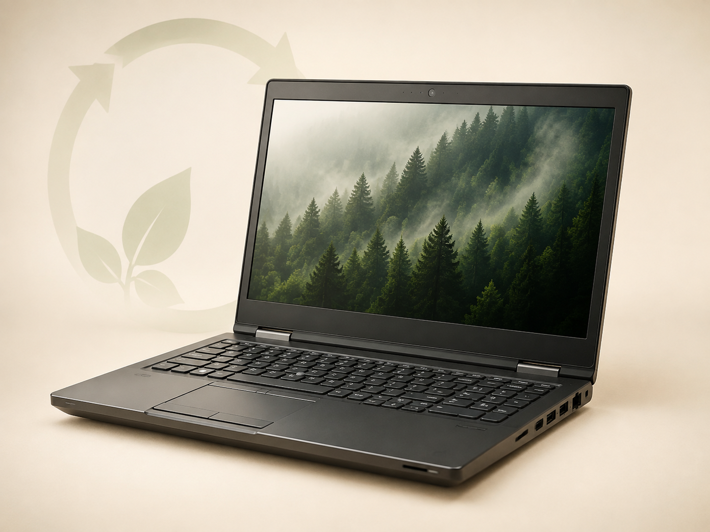 Laptop representing data recovery and file rescue